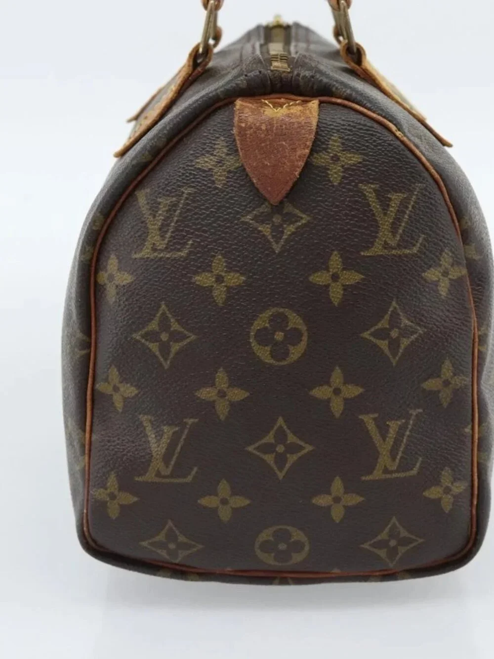 LOUIS VUITTON Monogram Speedy 25 Hand Bag M41528 LV Auth 189351